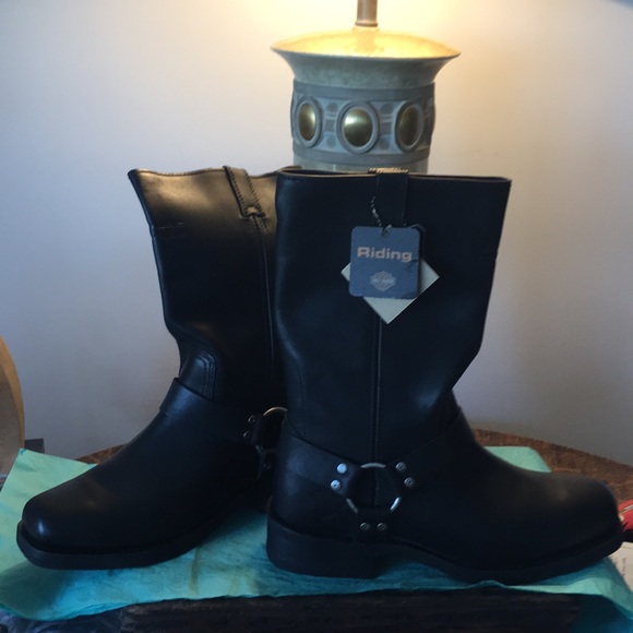 NWT MEN\'S HARLEY DAVIDSON RIDING BIKER BOOTS